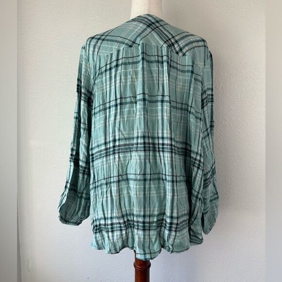 NWT Style and Co Women’s Flannel Top - Picture 4 of 6